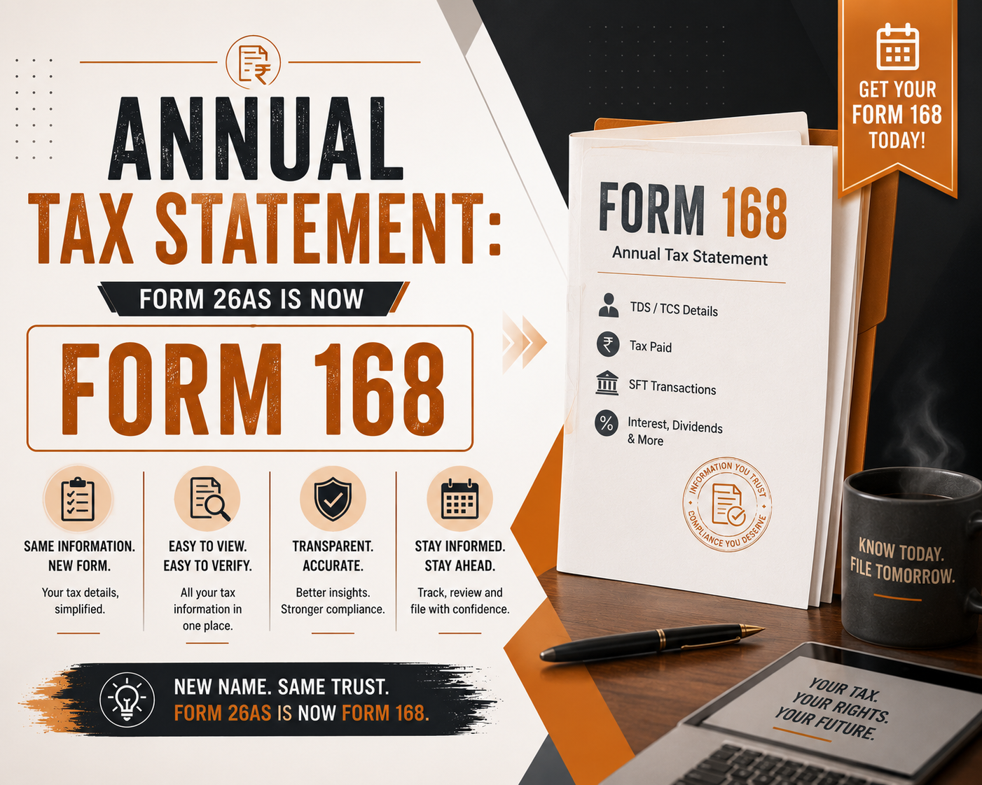 Annual Tax Statement: Form 26AS Is Now Form 168